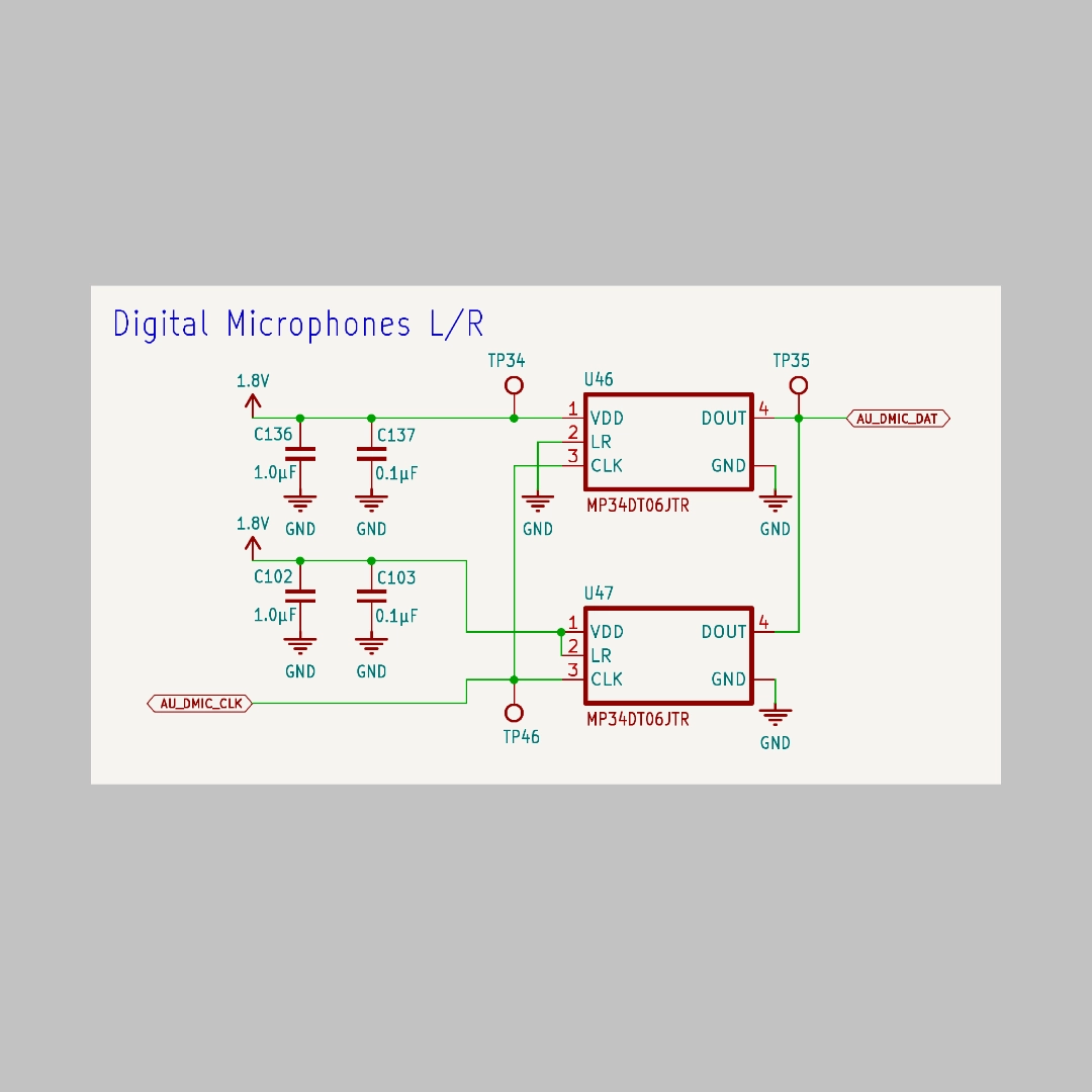 Lumos digital microphone schematic